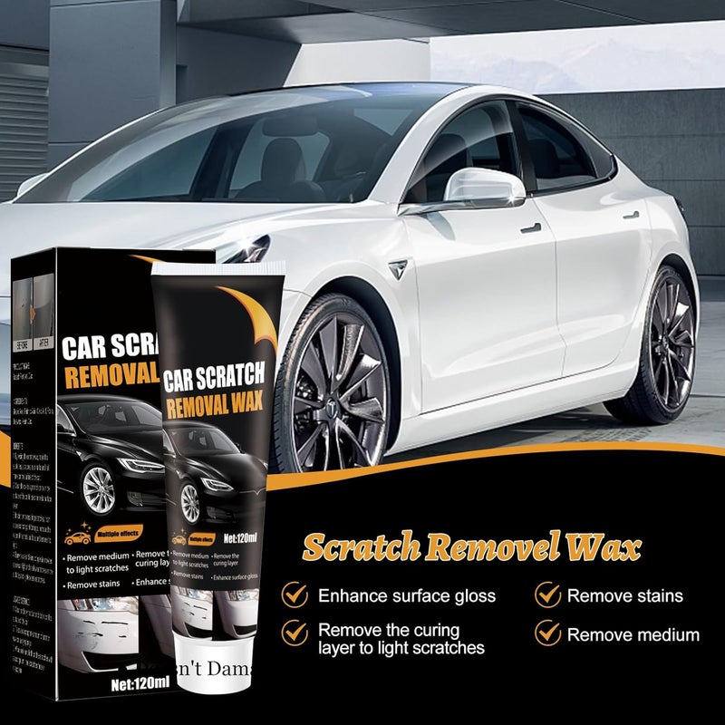 FunApricity Scratch Remover for Vehicles, 2025 Upgrade Car Scratch Remover for Deep Scratches, Cars Polishing Wax Scratch Remover for Vehicles,Scratch Repair Paste,Car Paint Scratches Repair Kit(2) - Image 5